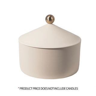 Ceramic Storage Candle Jar With Lid - DesignedBy The Boss