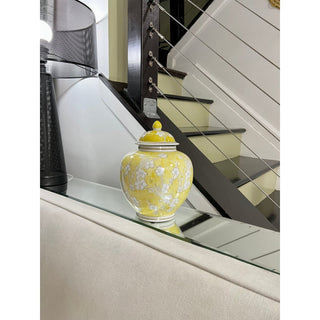 Chinoiserie Handmade Ceramic Ginger Jar Available in 2 Colors - DesignedBy The Boss