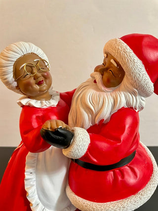 Christmas MR. & MRS. Claus Dancing Santa Figurine - DesignedBy The Boss