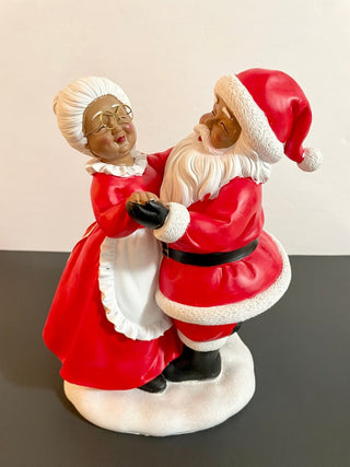 Christmas MR. & MRS. Claus Dancing Santa Figurine - DesignedBy The Boss