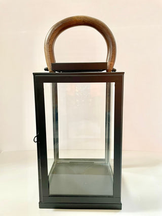 Classic Black Decorative Lantern With Wood Handle - DesignedBy The Boss