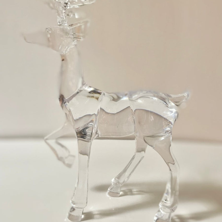 Clear Acrylic Reindeer Christmas Ornaments for Holiday Decor ...