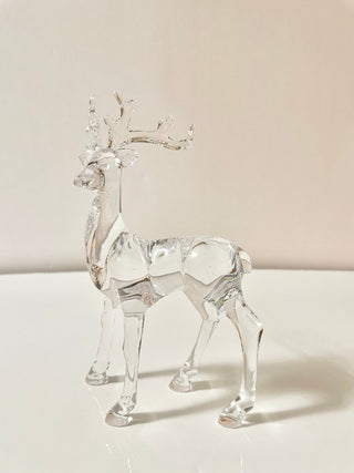 Clear Acrylic Reindeer Christmas Ornaments - DesignedBy The Boss