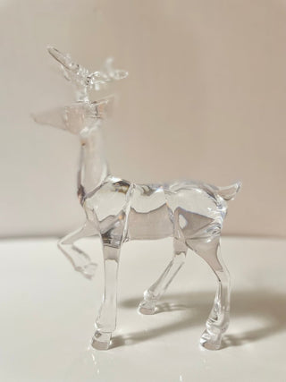 Clear Acrylic Reindeer Christmas Ornaments - DesignedBy The Boss