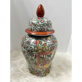 Decorative Ceramic Ginger Jar With Details - DesignedBy The Boss