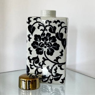 Decorative Jar With Gold Lid - DesignedBy The Boss