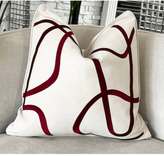 Decorative Pillow Cover Striped Accent 22" X 22" Luxe Collections (Set of 2) - DesignedBy The Boss