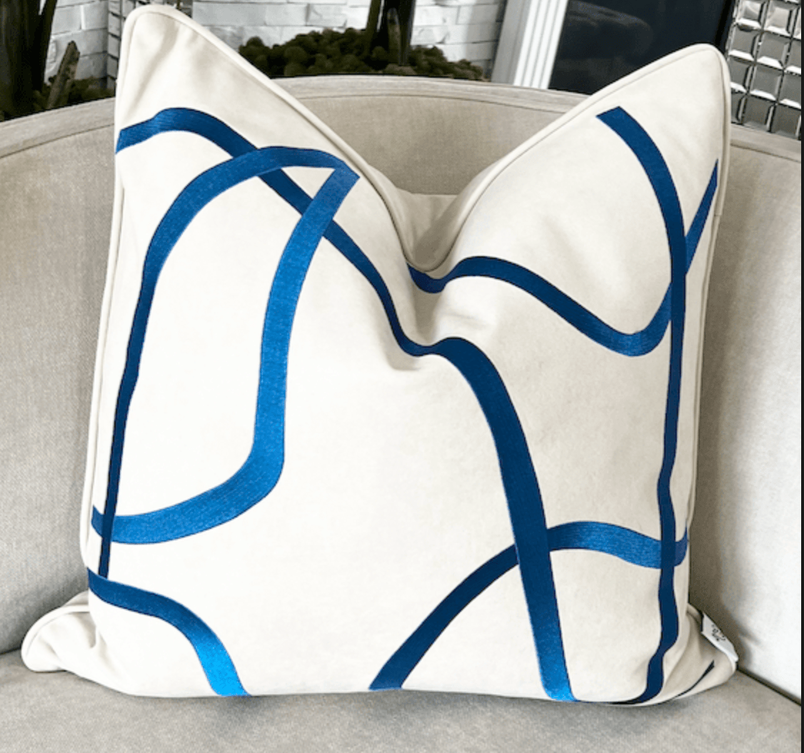 Decorative Pillow Cover Striped Accent 22
