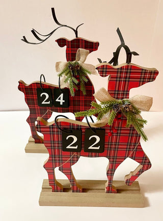 Deer Countdown Wood Calendar - DesignedBy The Boss