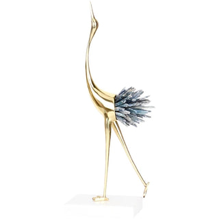 Egret Sculpture Birds With Crystals Feathers (Set of 3) - DesignedBy The Boss