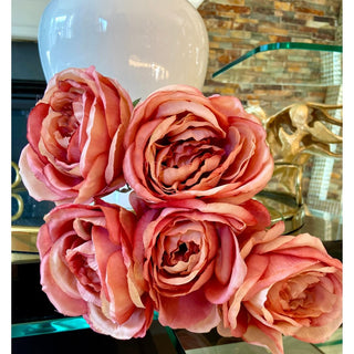 Faux English Cabbage Rose (1 Bundle of 5) - DesignedBy The Boss