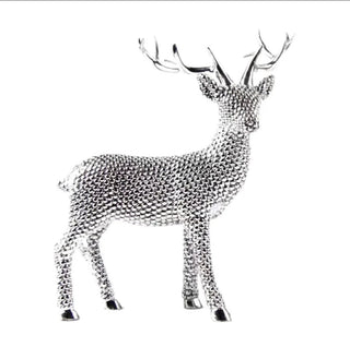Glam Silver Deer Sculpture (Set Of 2) High Quality - DesignedBy The Boss