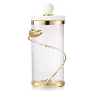 Glass Canister with Heart Detail - DesignedBy The Boss