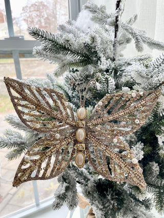 Glitter Clips Butterfly Ornament - DesignedBy The Boss