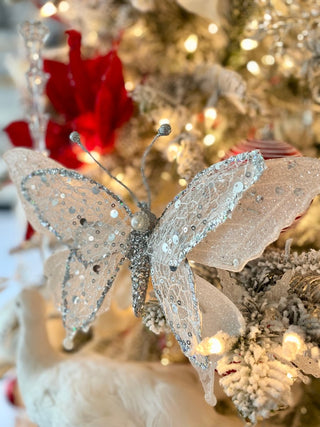 Glitter Clips Butterfly Ornament - DesignedBy The Boss