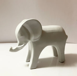 Gold Elephant Statue, Ceramic Elephant Sculpture - DesignedBy The Boss