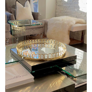 Gold Mirrored Decorative Tray - DesignedBy The Boss