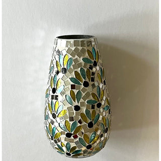 Handmade Mosaic Glass Flower Vase For Home Decor From (3 Sizes) - DesignedBy The Boss