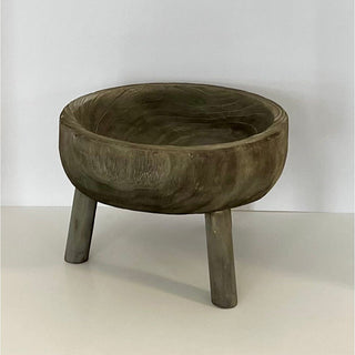Handmade Wood Decorative Bowl With 3 Legs - DesignedBy The Boss