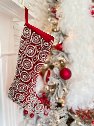 Holiday Gilded Embellished Luxury Stocking (Set of2) - DesignedBy The Boss