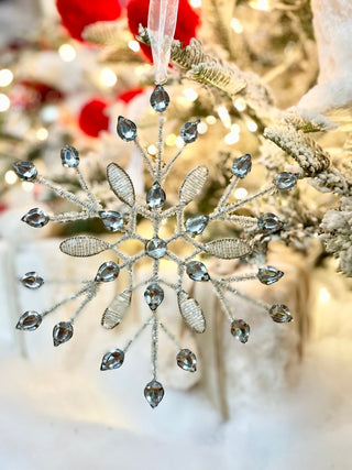 Jeweled Decorative Snowflake Ornament - DesignedBy The Boss