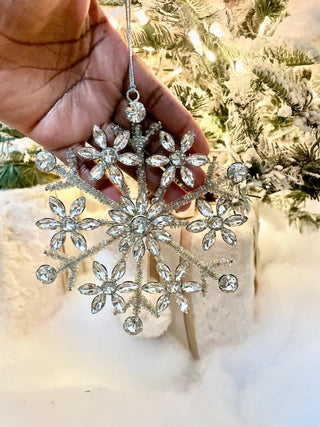 Jeweled Decorative Snowflake Ornament - DesignedBy The Boss