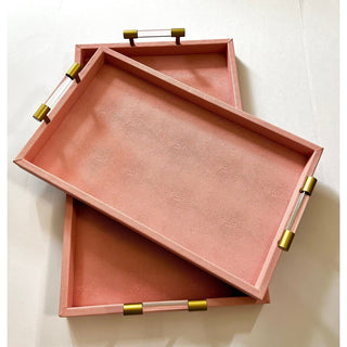 Cajas decorativas de cuero sintético de Shagreen de color marfil, cajas de  almacenamiento decorativas con tapas, juego de 3 piezas, cajas de