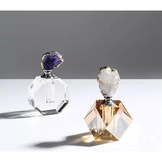 Luxurious Perfume Bottle - Crystal - Agate - 3 Colors Natural Agate Stone - DesignedBy The Boss