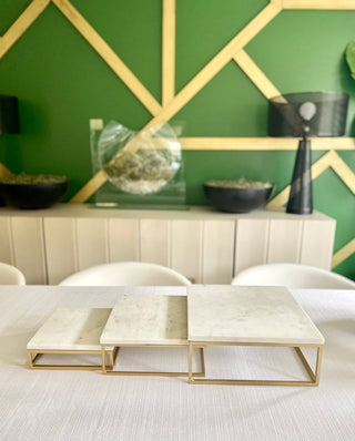 Marble Serving Board - Stand