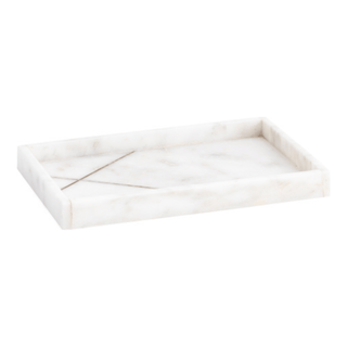 Marble Tray With Brass Inlay - DesignedBy The Boss