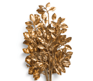 Metallic Ficus Glitter Leaf Branch - DesignedBy The Boss