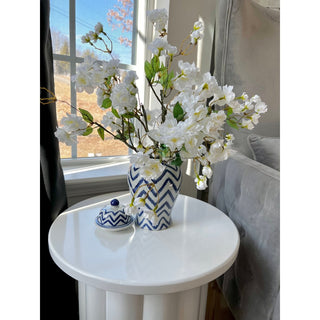 Mini Decorative Lidded Jar Blue & White Design - DesignedBy The Boss