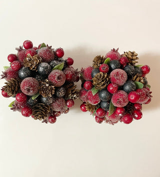 Mix Berries Christmas Ornament Ball Decoration Hanging - Holiday Decor - DesignedBy The Boss
