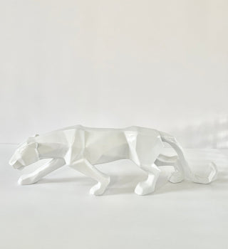 Modern Abstract Leopard Statues - Resin Leopard Animal Sculptures Home Decor - DesignedBy The Boss
