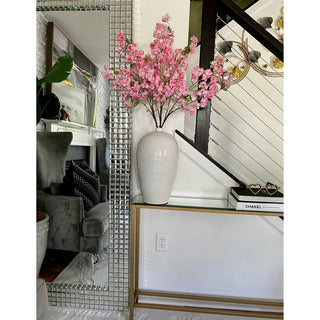 Pink Artificial Silk Cherry Blossom (Set of 3 Stems) - DesignedBy The Boss