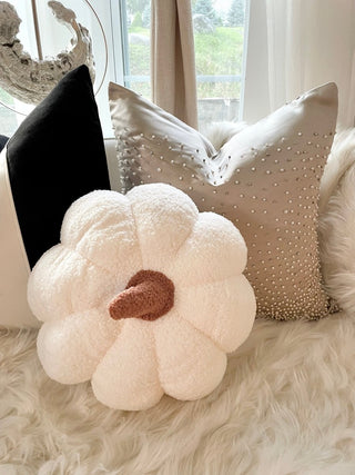 Pumpkin Shaped Decorative Throw Pillow - DesignedBy The Boss
