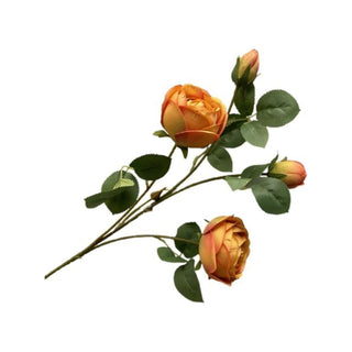 Realistic 4 Forked Beautiful Artificial Rose Flower Branch 1 Bouquet - DesignedBy The Boss