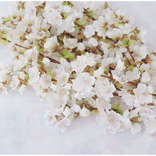 Silk Cherry Blossom Branches, Artificial Cherry Blossom Stems Flowers Vase Arrangements - 3pcs. - DesignedBy The Boss