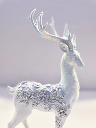 Standing White Elegant Deer - DesignedBy The Boss