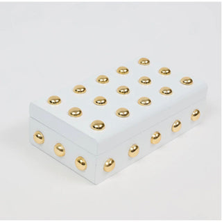 Studded Decorative Wood Boxes (2 Colors) - DesignedBy The Boss