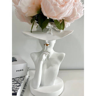 White Lady Hat Vase - DesignedBy The Boss