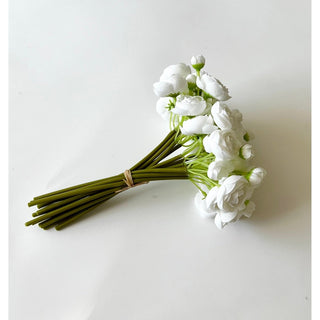 White Mini Ranunculus Bundle (15 Stems) - DesignedBy The Boss